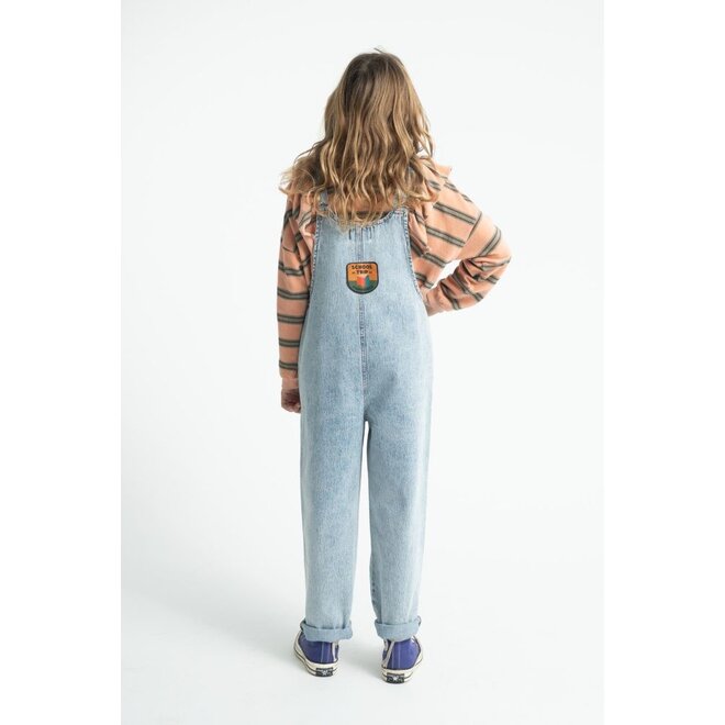 Piupiuchick | Dungarees Fadded Light Blue Denim