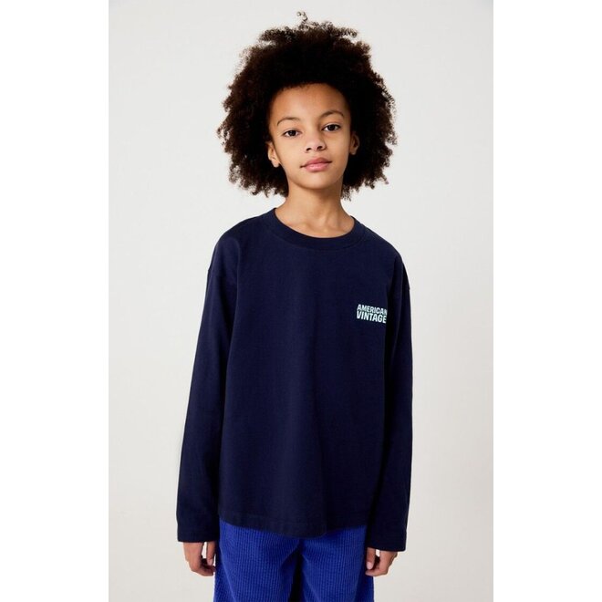 American Vintage | Gixy Kids Longsleeve Navy
