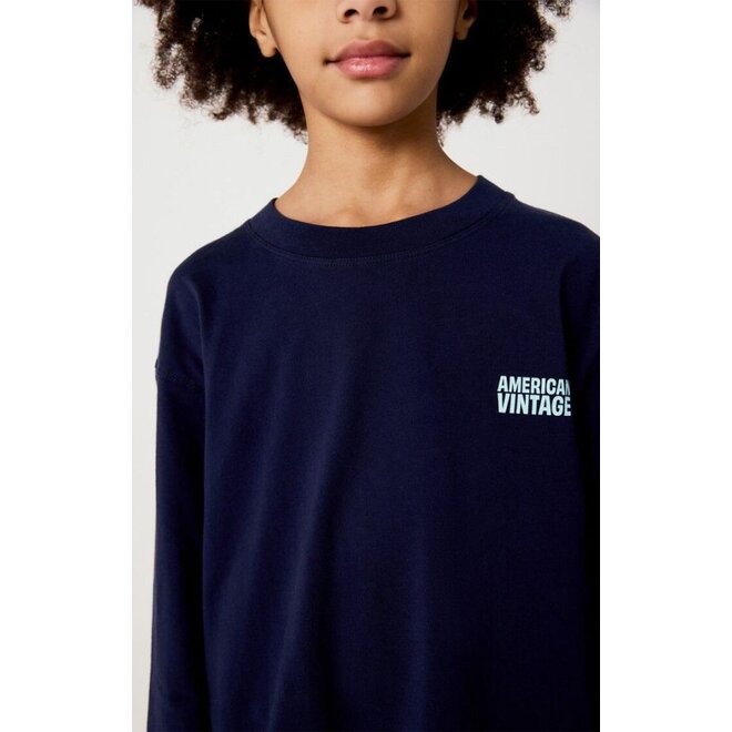 American Vintage | Gixy Kids Longsleeve Navy