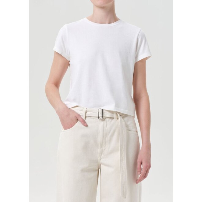 Adine Shrunken Tee White Ash