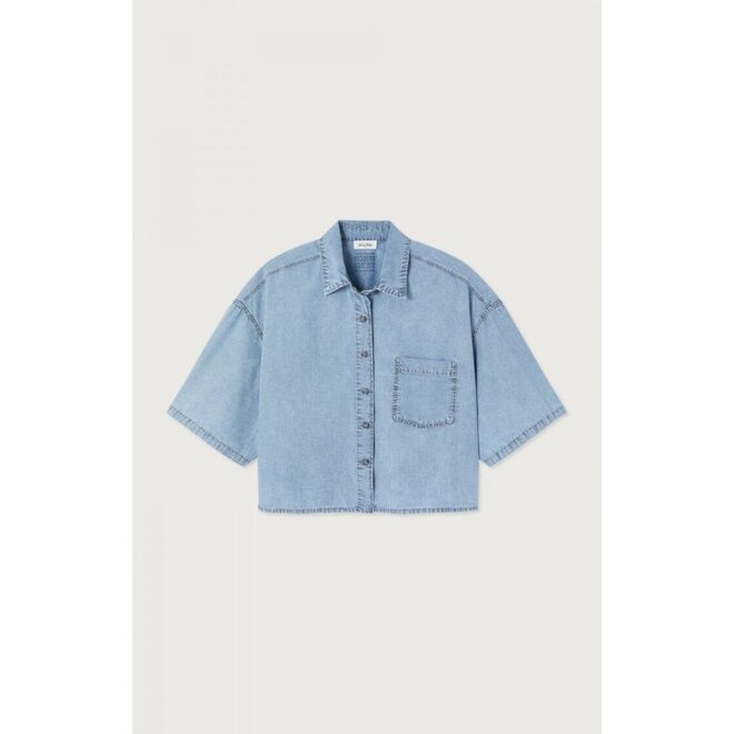 American Vintage | Paybou Blouse Mc Blue Snow