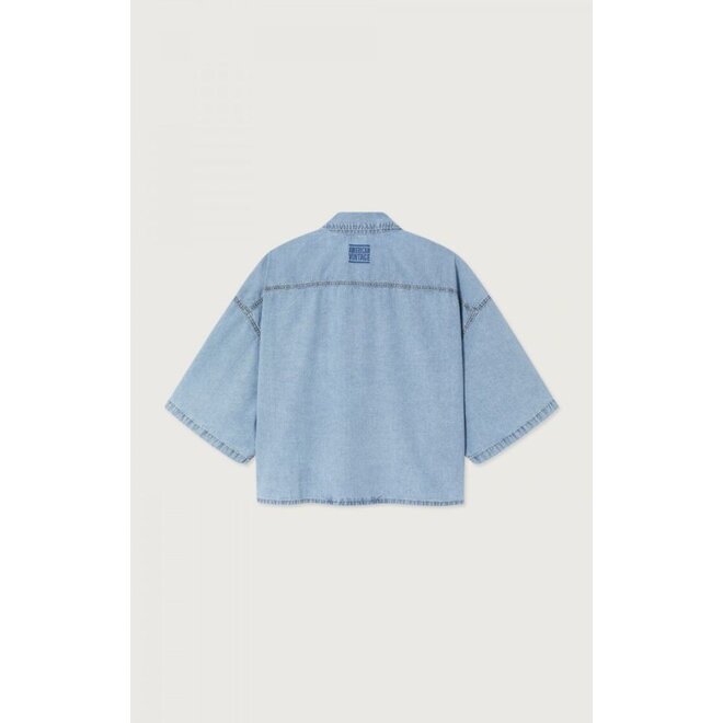 American Vintage | Paybou Blouse Mc Blue Snow