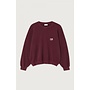 American Vintage | Atubay Sweater Wine Lie Logo