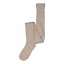 MP Denmark | Wool Rib Tights Light Brown Melange