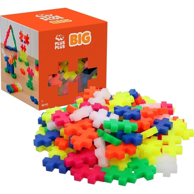Plus-Plus | Neon BIG Mix (100 pieces)