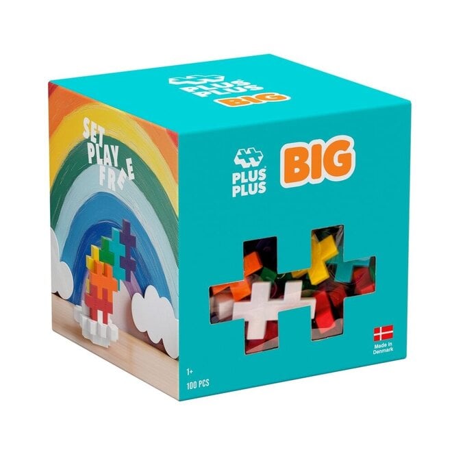 Plus-Plus |Rainbow BIG Mix (100 pieces)