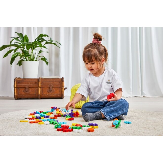 Plus-Plus |Rainbow BIG Mix (100 pieces)