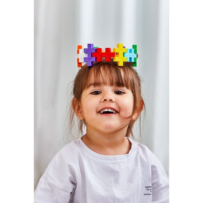 Plus-Plus |Rainbow BIG Mix (100 pieces)