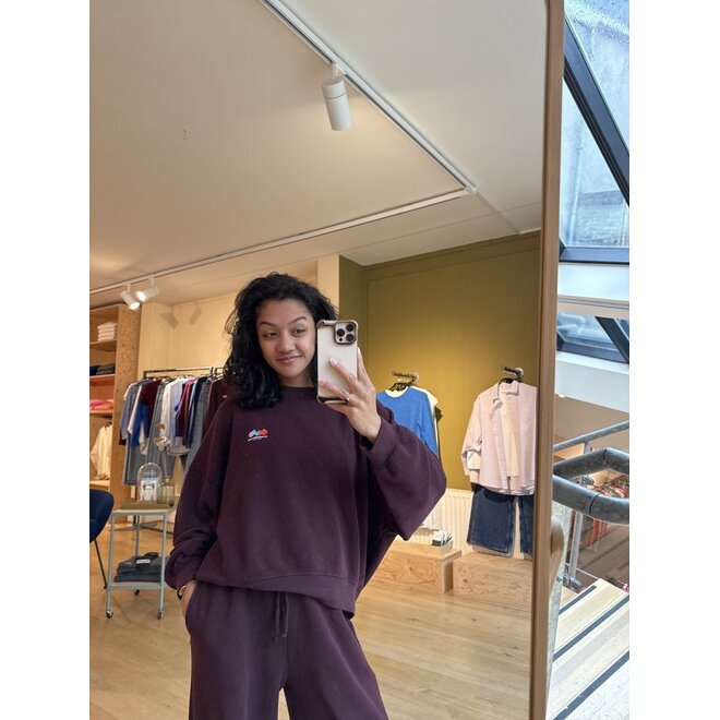 American Vintage | Atubay Sweater Wine Lie