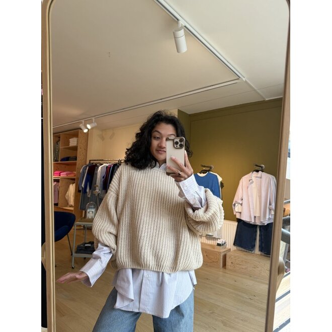 American Vintage | Cyrow Trui Light Beige