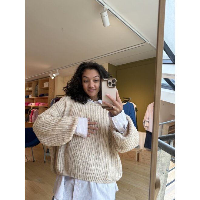 American Vintage | Cyrow Trui Light Beige