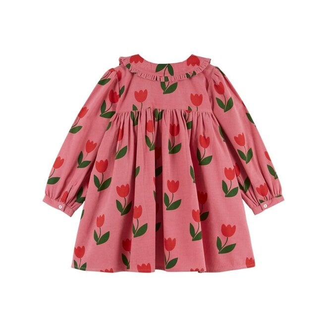 Emile et Ida | Loose Flounce Collar Jurk Grande Tulipe