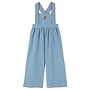 Emile et Ida | Embroidered Denim Overall Bleu Delave