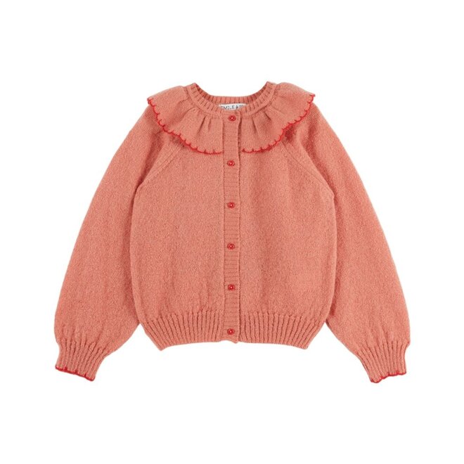 Placed Jacquard Vest Blush