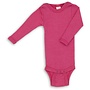 Engel | Wollen Romper Lange Mouw Raspberry