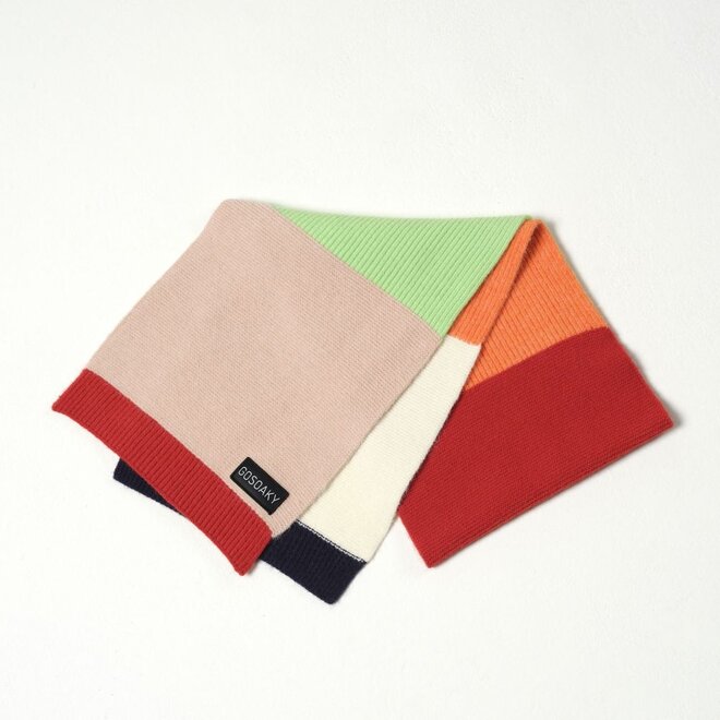 Gosoaky | Velvet Yak Sjaal Poppy Flower Red Multi