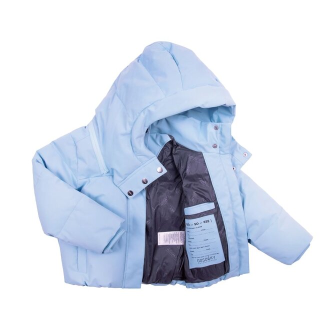 Gosoaky | Crabbie Pattie Winterjas Chambray Blue
