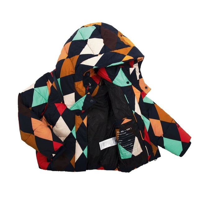 Gosoaky | Crabbie Pattie Winterjas Rainbow Argyle