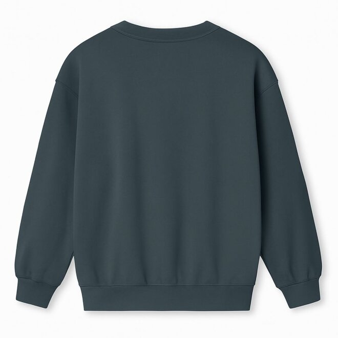 Gray Label | Dropped Shoulder Sweater GOTS Blue Grey