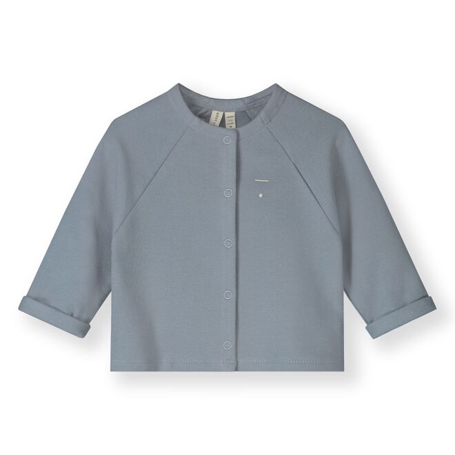 Gray Label | Baby Raglan Cardigan GOTS Stone Grey