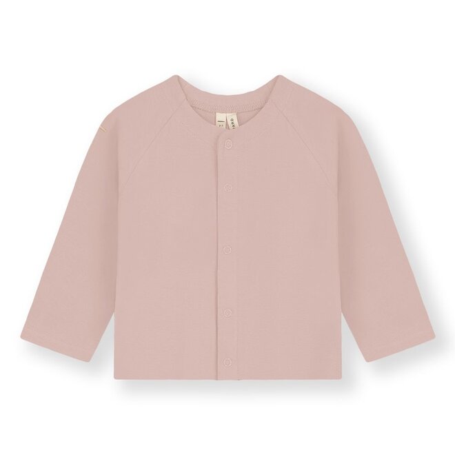 Gray Label | Baby Raglan Cardigan GOTS Faded Pink