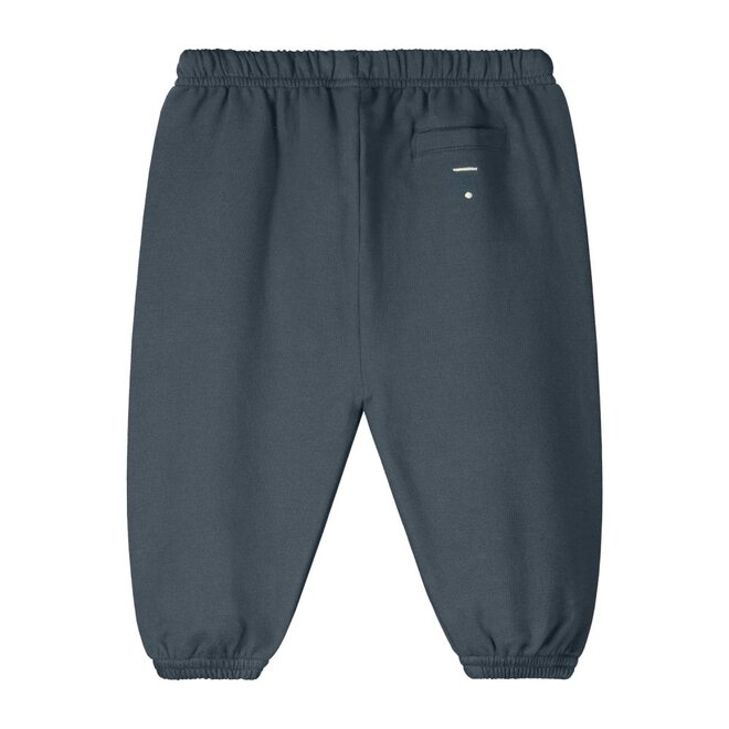 Gray Label | Baby Track Pants GOTS Blue Gray