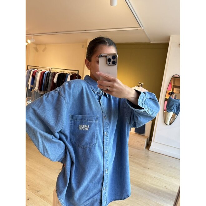 American Vintage | Izeway Chemises Medium Blue
