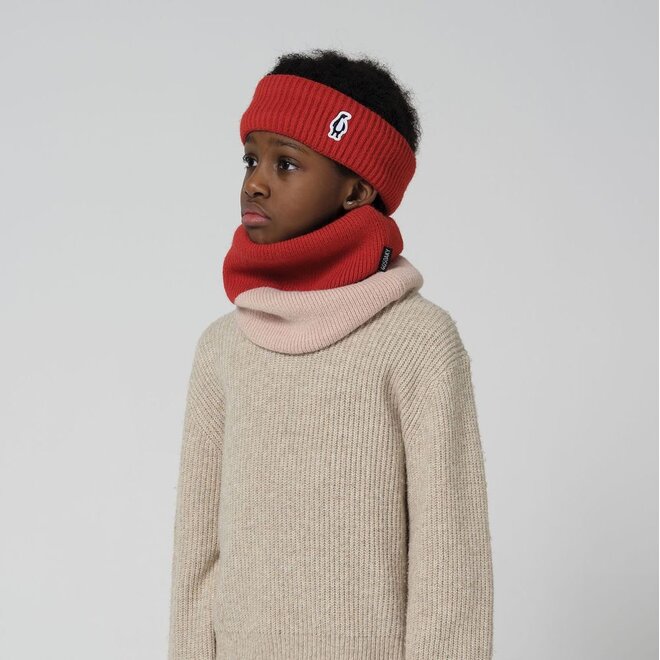 Gosoaky | Bee Real Colsjaal Old Pink / Poppy Flower Red