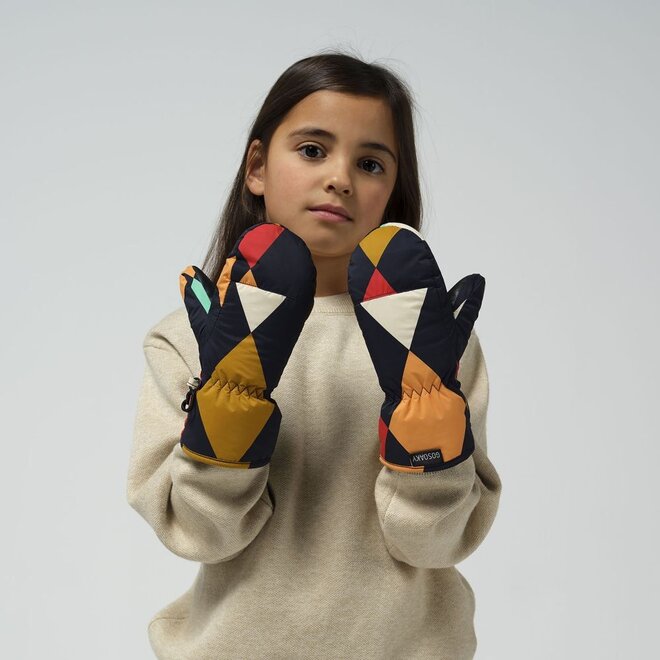 Gosoaky | Chief Sheep Handschoenen Rainbow Argyle