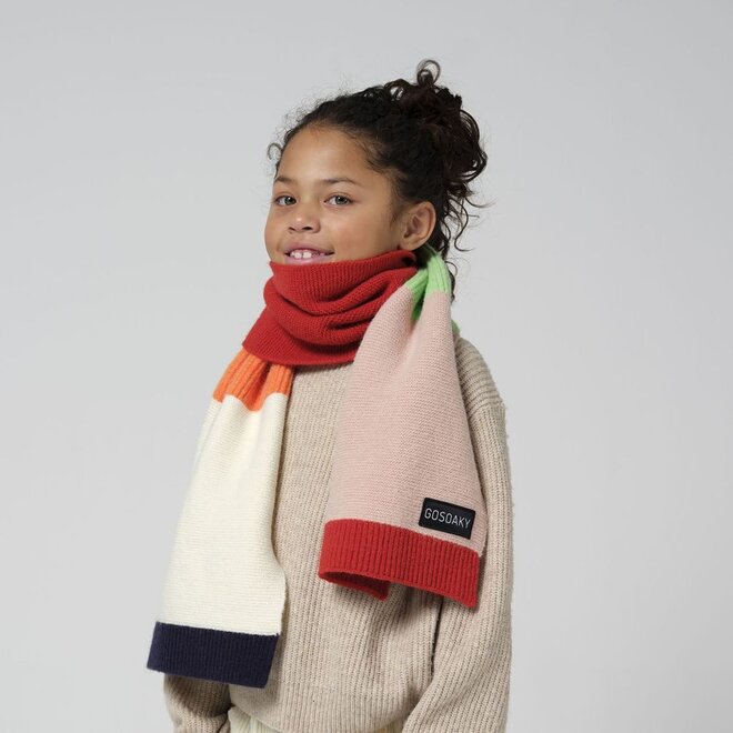 Gosoaky | Velvet Yak Sjaal Poppy Flower Red Multi