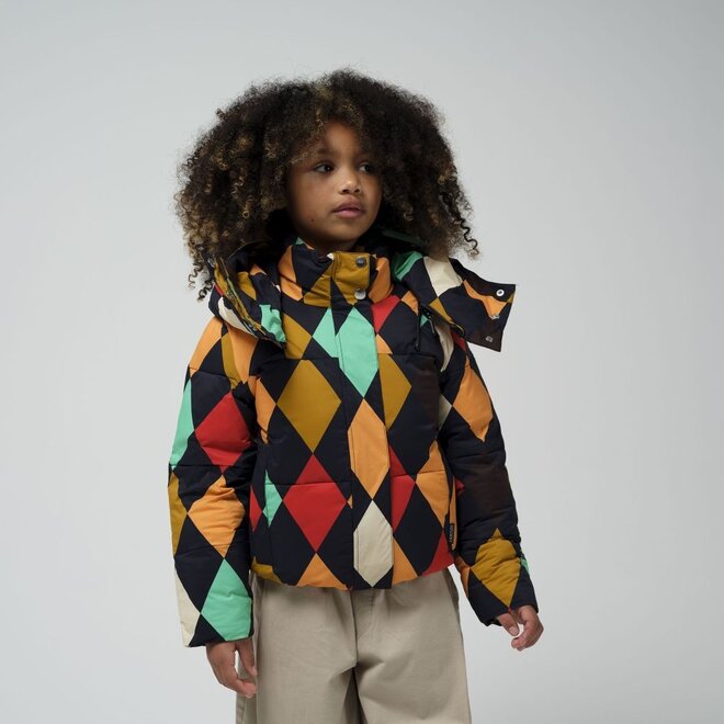 Gosoaky | Crabbie Pattie Winterjas Rainbow Argyle