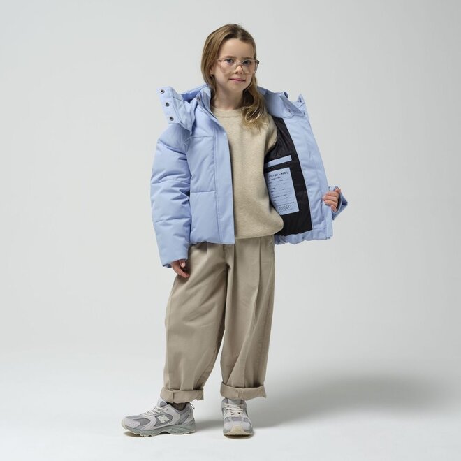 Gosoaky | Crabbie Pattie Winterjas Chambray Blue