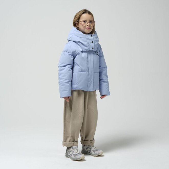 Gosoaky | Crabbie Pattie Winterjas Chambray Blue