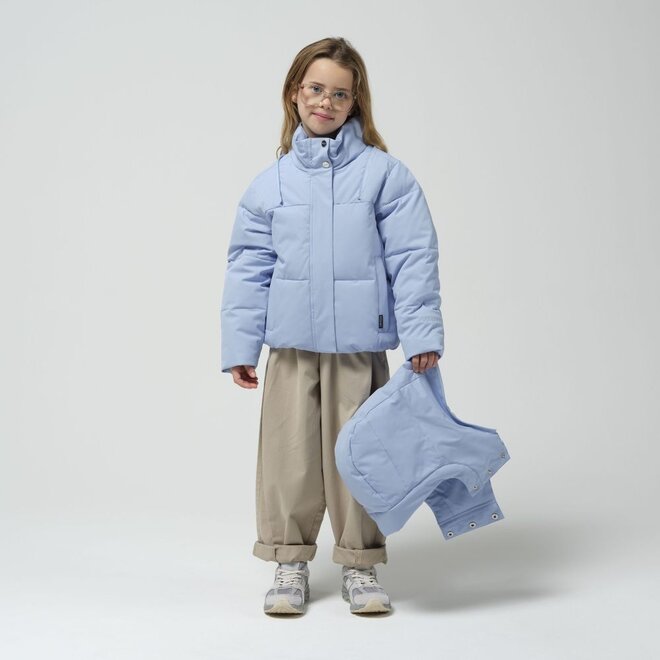 Gosoaky | Crabbie Pattie Winterjas Chambray Blue