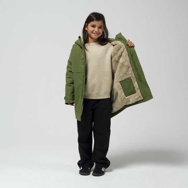 Gosoaky | Desert Fox Winterjas Pesto Green