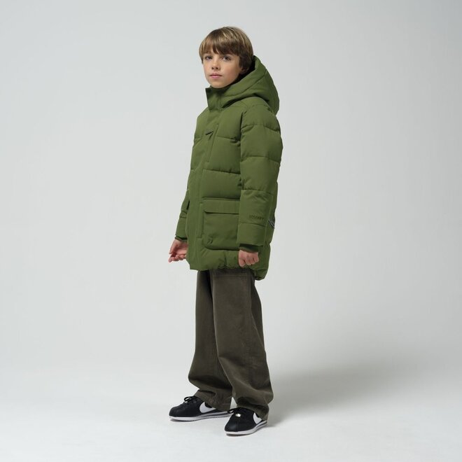 Gosoaky | Tiger Eye Winterjas Pesto Green