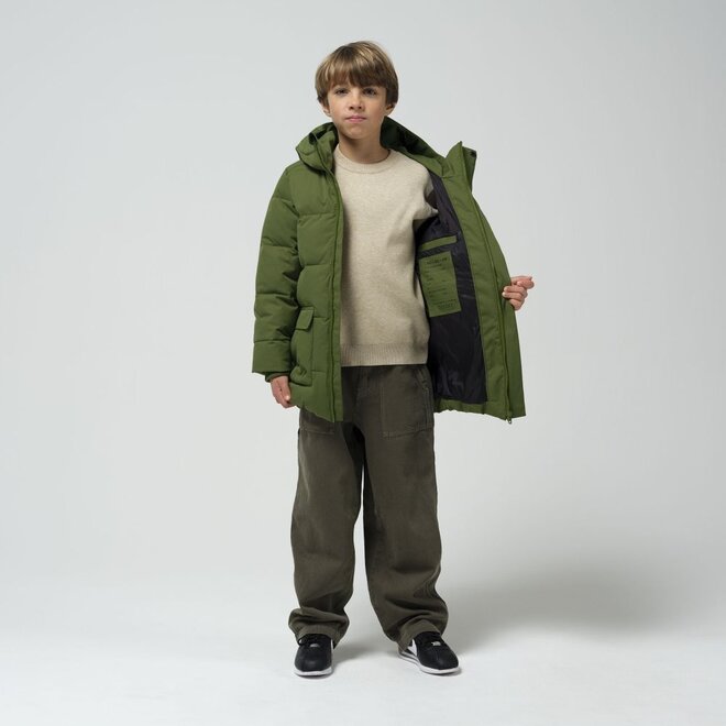 Gosoaky | Tiger Eye Winterjas Pesto Green