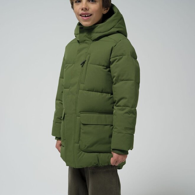 Gosoaky | Tiger Eye Winterjas Pesto Green