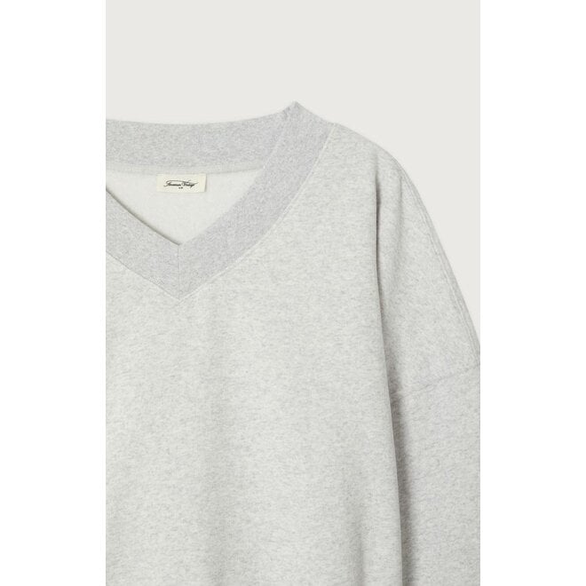 American Vintage | Baptown Sweater Grey Melange