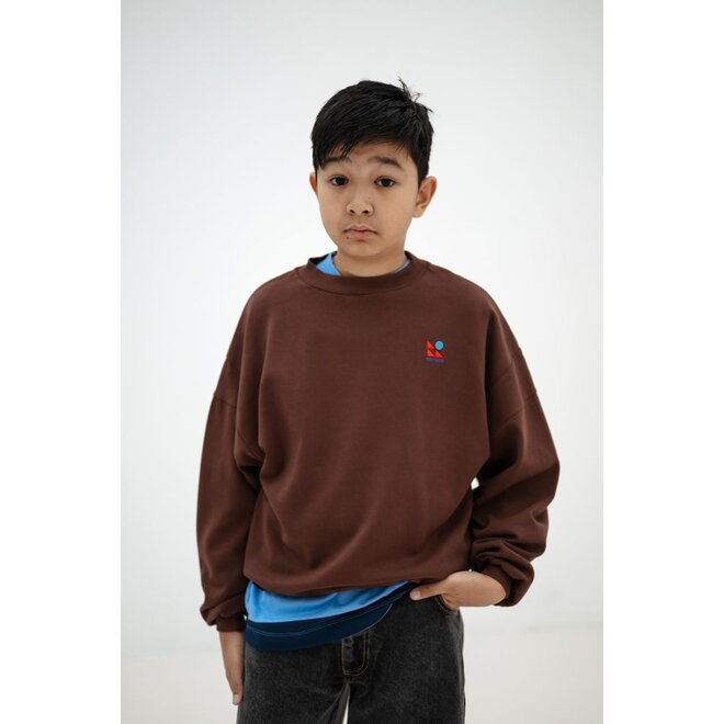 Repose ams | Crewneck Sweater Pure Chocolate