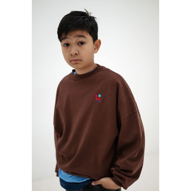 Repose ams | Crewneck Sweater Pure Chocolate
