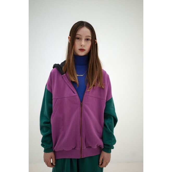 Repose ams | Zip Hoodie Color Block