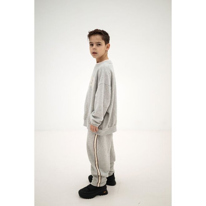 Repose ams | Cozy Drop Sweater Light Mixed Grey