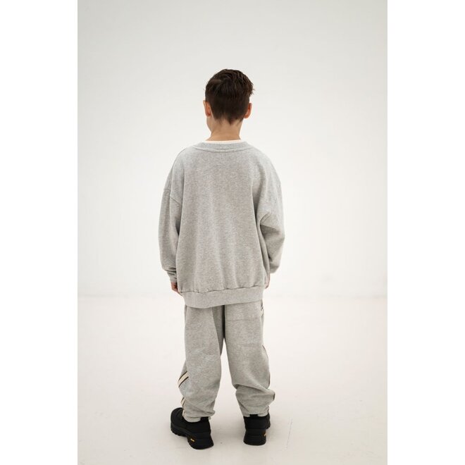 Repose ams | Cozy Drop Sweater Light Mixed Grey