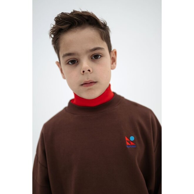 Repose ams | Crewneck Sweater Pure Chocolate