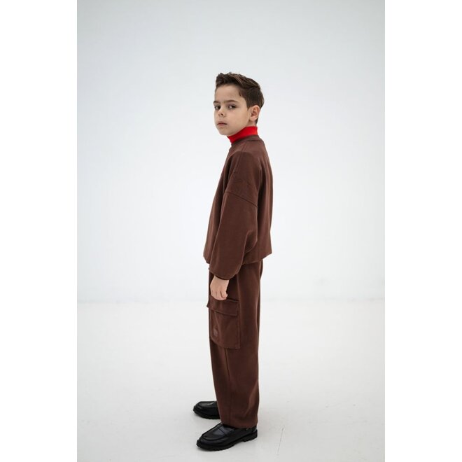 Repose ams | Crewneck Sweater Pure Chocolate