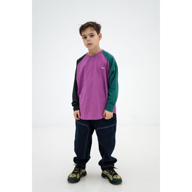 Repose ams | Raglan Long Sleeve Color Block