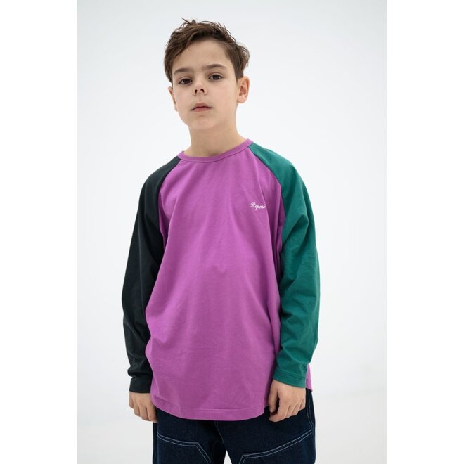 Repose ams | Raglan Long Sleeve Color Block