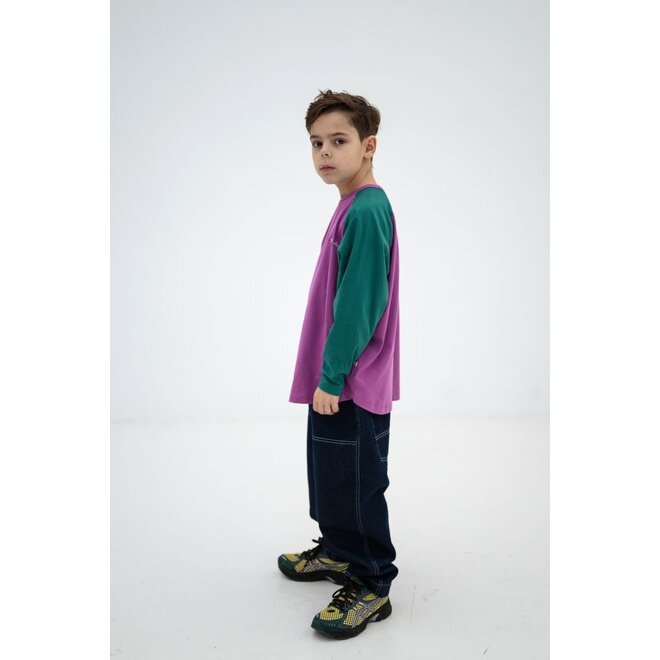 Repose ams | Raglan Long Sleeve Color Block