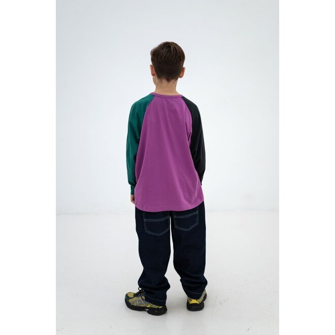 Repose ams | Raglan Long Sleeve Color Block